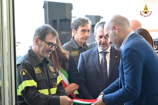 Alcuni momenti dell'inaugurazione del distaccamento