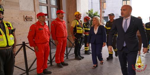 Visita del Sottosegretario on. Emanuele Prisco presso la sede centrale del Comando di Palermo
