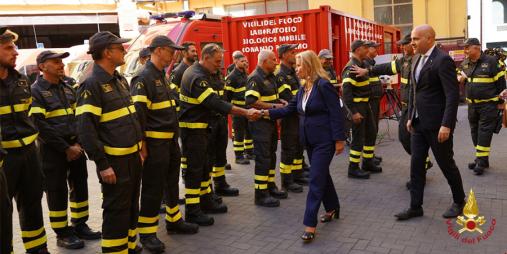 Visita del Sottosegretario on. Emanuele Prisco presso la sede centrale del Comando di Palermo