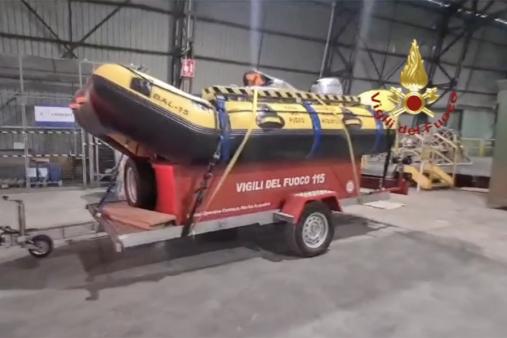 Alluvione Libia, partito il contingente di soccorso dei Vigili del fuoco