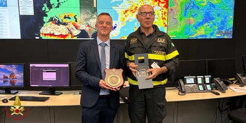 Prima visita istituzionale del Capo del Corpo Nazionale dei Vigili del Fuoco a Bruxelles