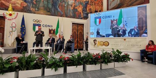 Presentato al CONI il calendario delle Fiamme Rosse edizione speciale Olimpiadi 2024