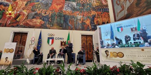 Presentato al CONI il calendario delle Fiamme Rosse edizione speciale Olimpiadi 2024