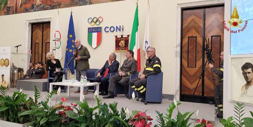 Presentato al CONI il calendario delle Fiamme Rosse edizione speciale Olimpiadi 2024