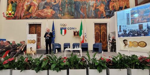 Presentato al CONI il calendario delle Fiamme Rosse edizione speciale Olimpiadi 2024