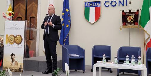 Presentato al CONI il calendario delle Fiamme Rosse edizione speciale Olimpiadi 2024