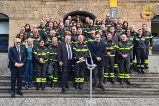ISA, il saluto del Sottosegretario Prisco ai neo dirigenti del Corpo Nazionale dei Vigili del Fuoco