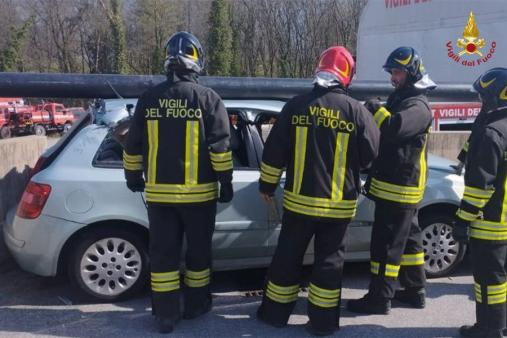 Belluno, incontro tra Vigili del fuoco e SUEM 118 sul tema degli incidenti stradali