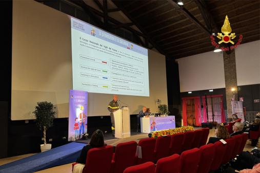 Palermo, i Vigili del fuoco presenti all'evento "Cittadella della Salute e Sicurezza"