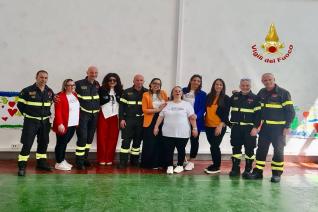 visita di bambini e adolescenti speciali al Comando VVF di Catania