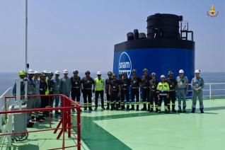 La visita del Capo del Corop nazionale dei Vigili del fuoco al rigassificatore di Ravenna