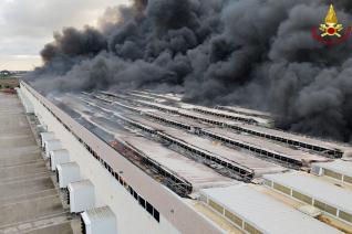 Immagine scattata dall'autoscala 42 metri