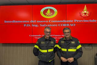 CAMBIO AL VERTICE DEI VIGILI DEL FUOCO DI NUORO