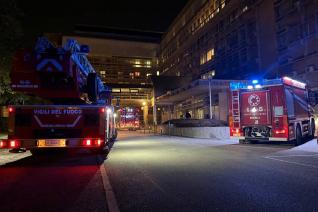 Allarme incendio all'ospedale di Pordenone
