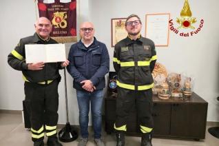 Consegna Cimeli Valerio Calvi