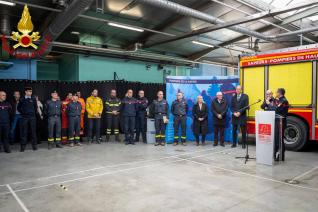 Vigili del fuoco a Rumilly per la certificazione internazionale del Team USAR francese