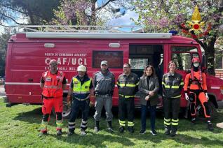 I Vigili del fuoco presenti all'iniziativa "Acqua e, è vita 2026"