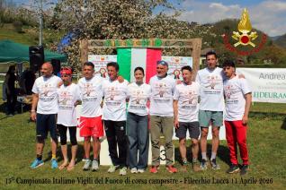 Foto di gruppo - Campioni Italiani VVF