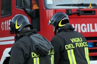 Foto di repertorio di intervento dei vigili del fuoco