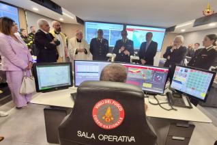 L'intitolazione della sala operativa del comando di Roma a Marco Faggioli