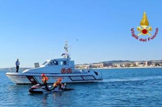soccorso persona in mare