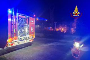 incendio cabina elettrica