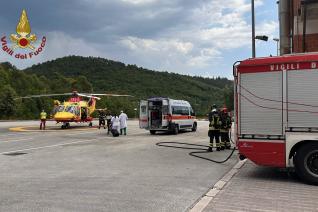 Intervento VVF supporto a 118