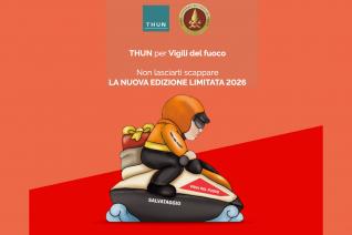 Manifesto campagna Thun 2026 per i Vigili del fuoco
