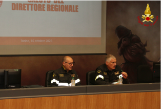 Visita e saluto di commiato del Direttore Regionale Vigili del Fuoco del Piemonte. 16 ottobre 2026