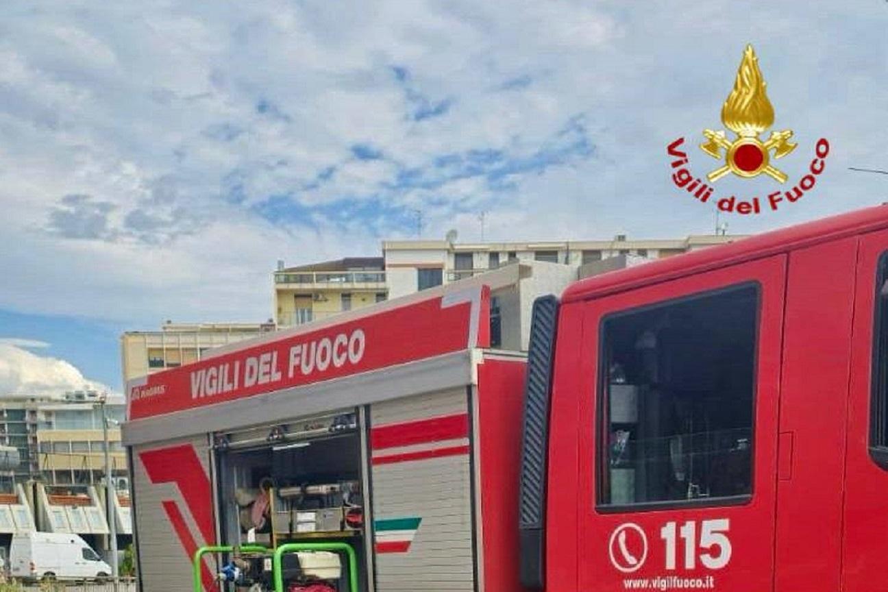 Incendio contatori a CT