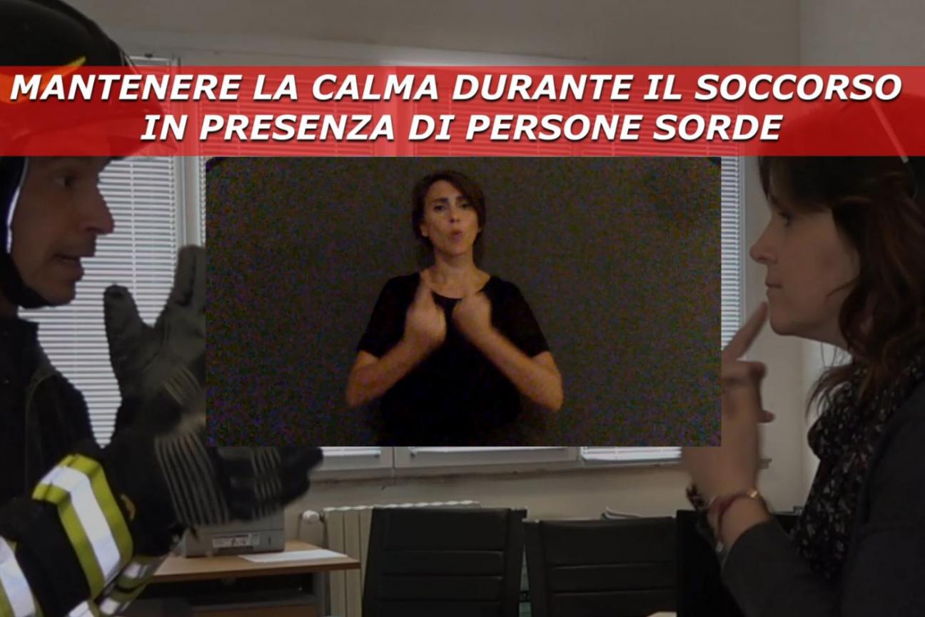 PERSONE SORDE E SOCCORSO TECNICO URGENTE: BUONE PRASSI PER COMUNICARE DURANTE UN’EMERGENZA 