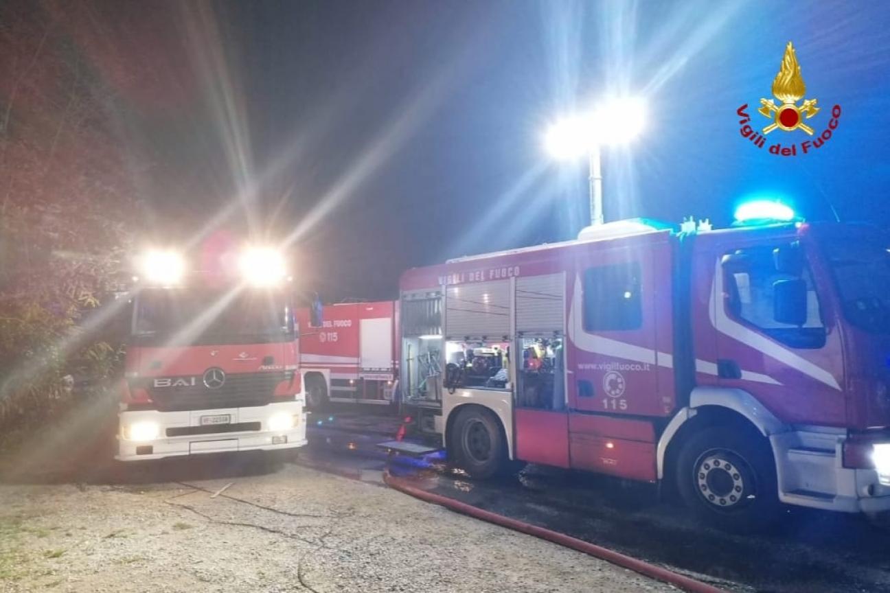 incendio capannone