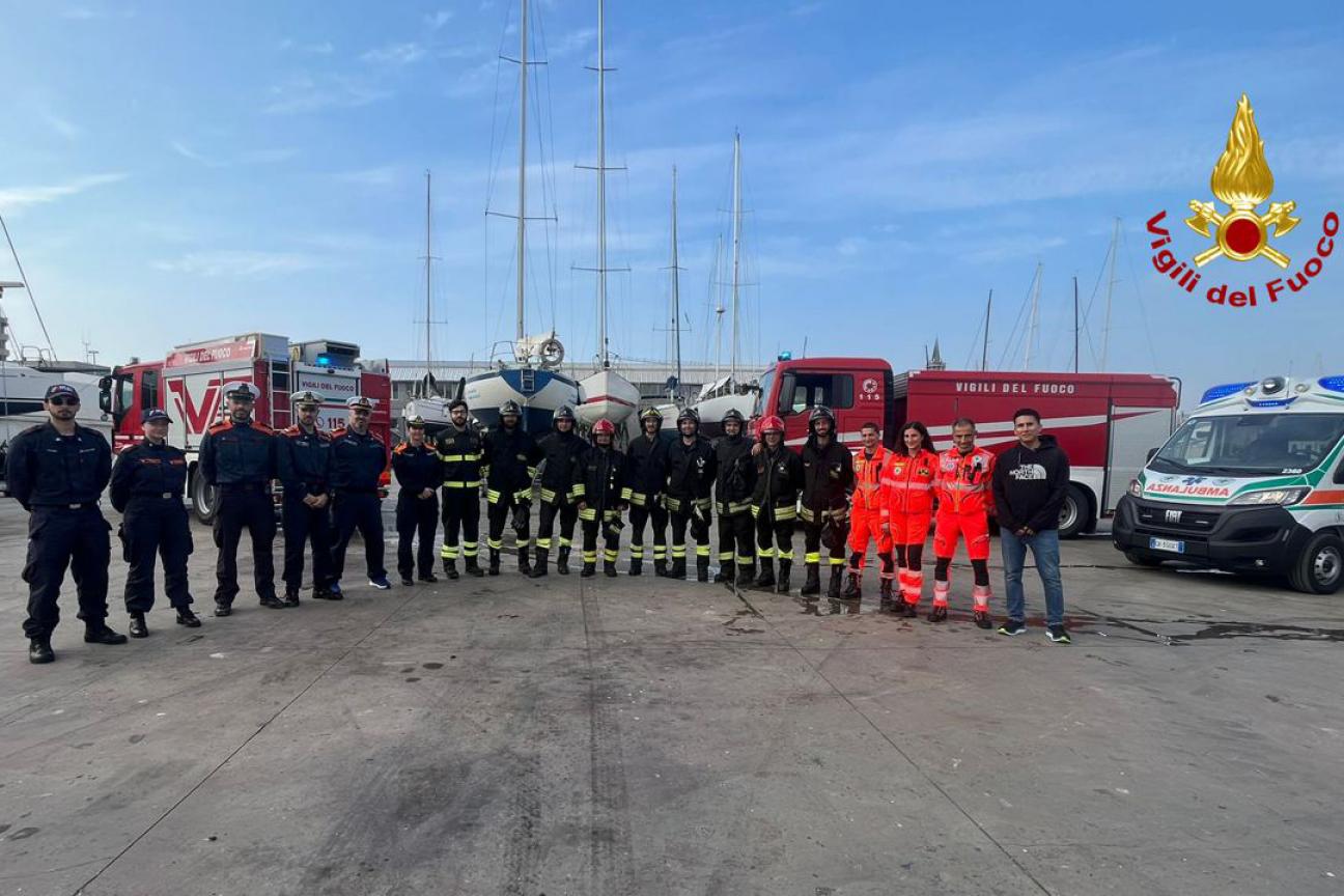 CIVITANOVA MARCHE – ESERCITAZIONE IN ZONA PORTUALE