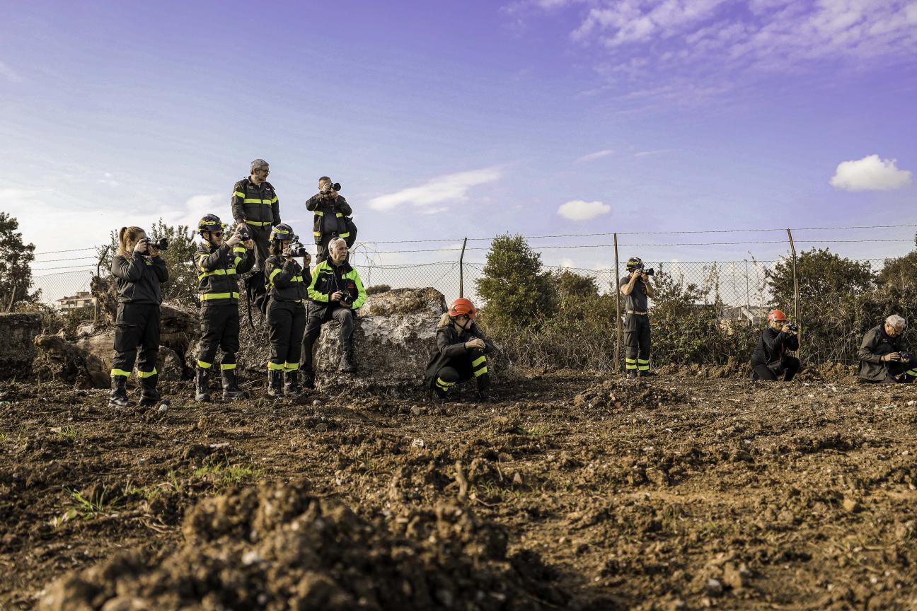 Un momento della prova