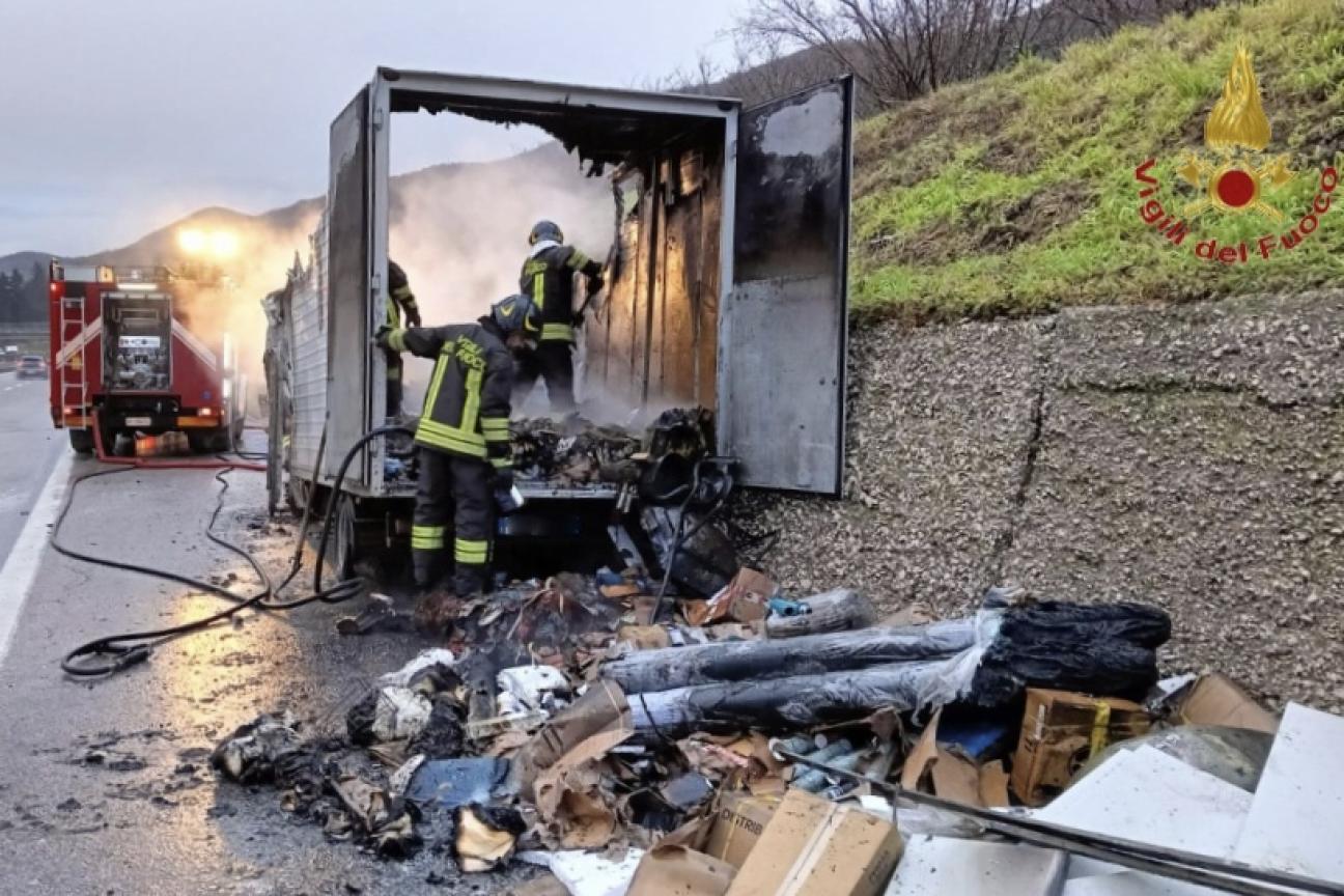 Incendio Autocarro.
