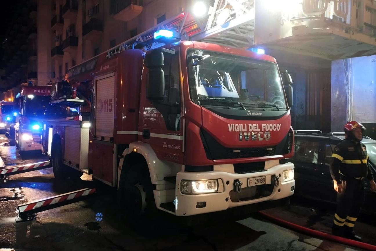 Incendio in abitazione