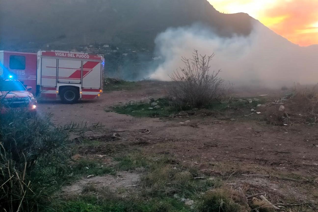 Incendio vegetazione