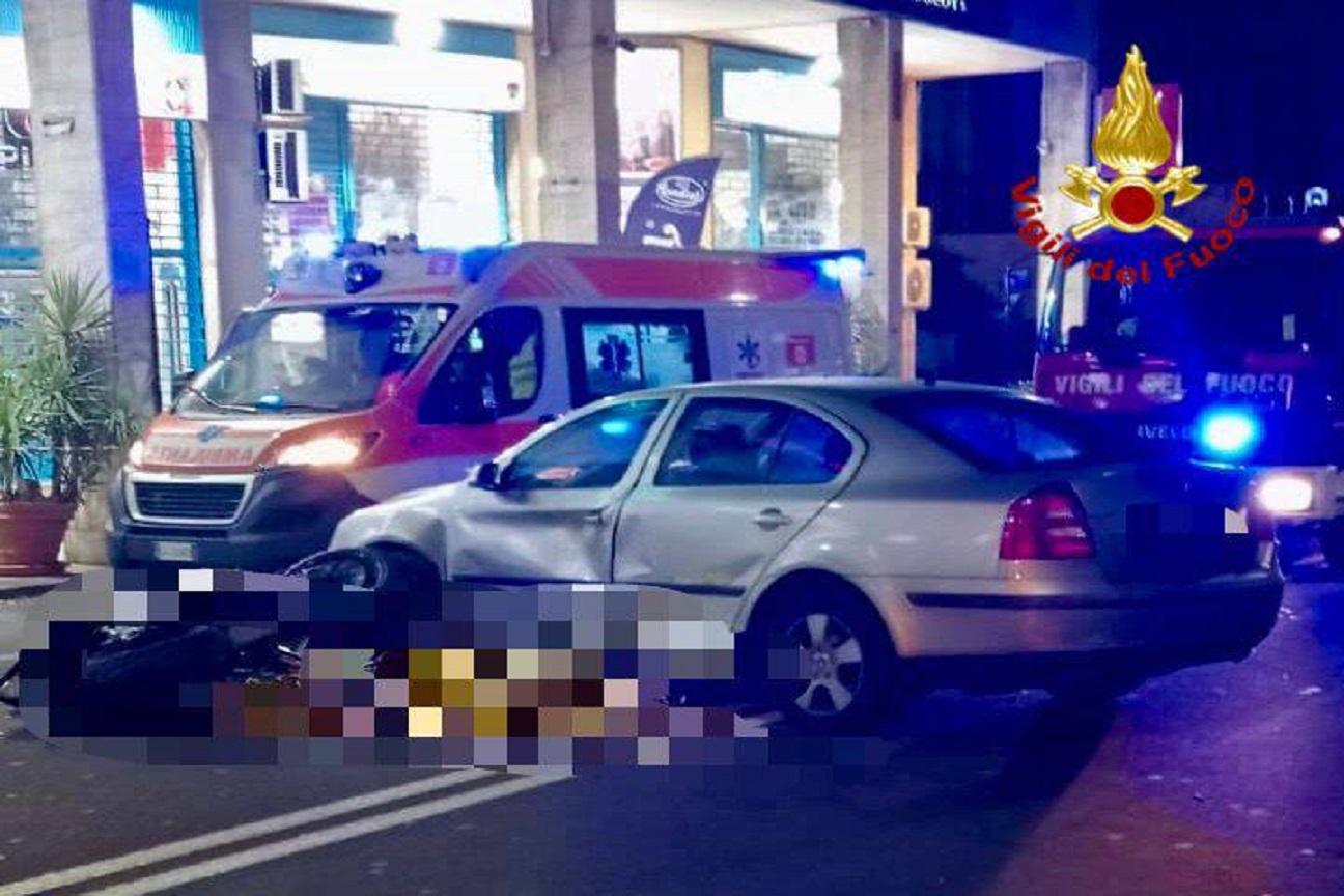 Incidente stradale a Catania