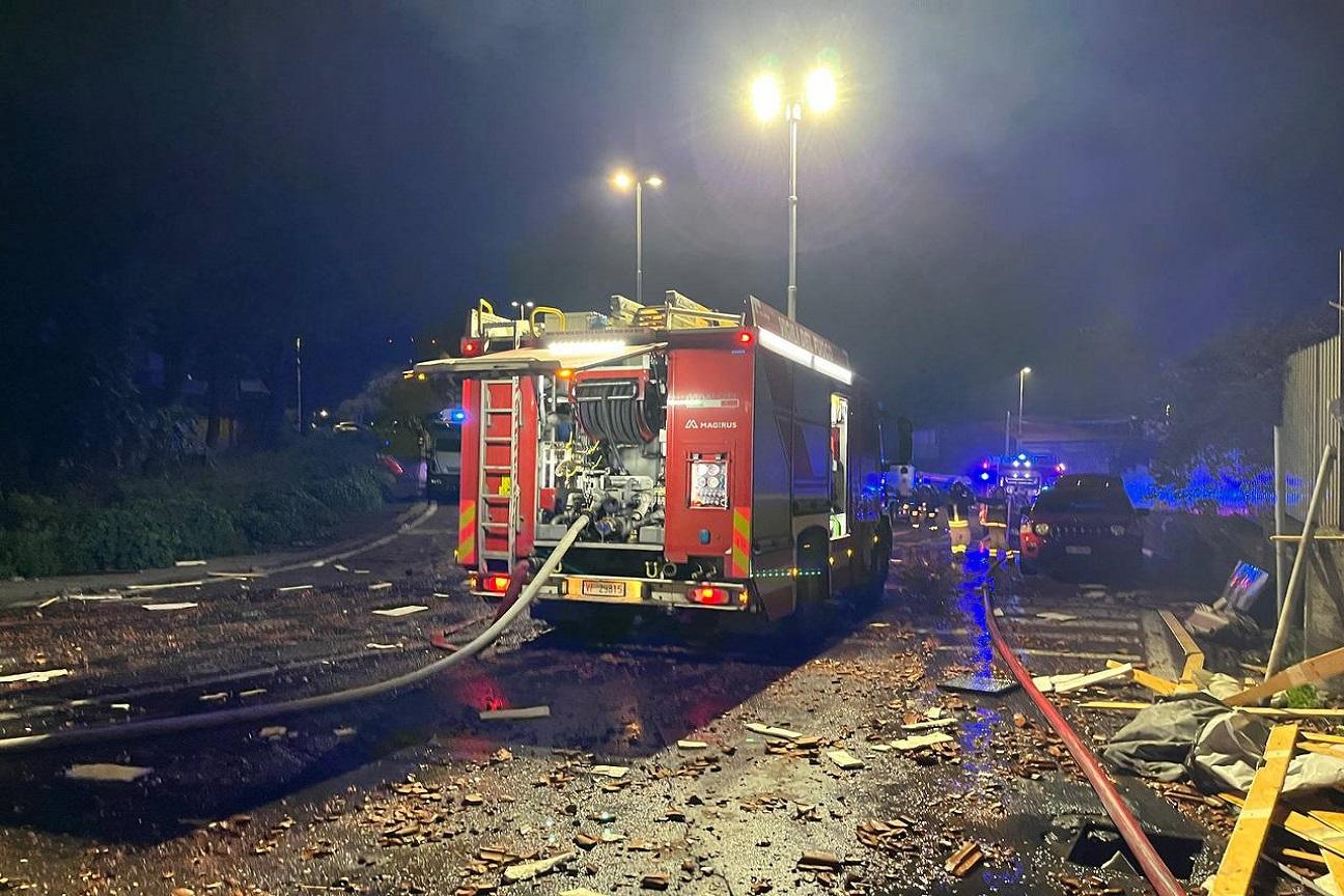 crollo palazzina a Catania per fuga di gas