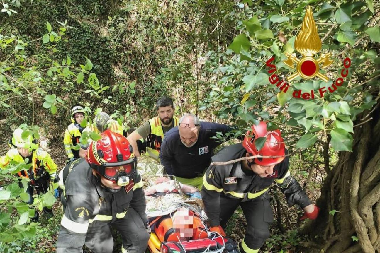 RITROVATO L'83ENNE DISPERSO NEI BOSCHI DI PERUGIA