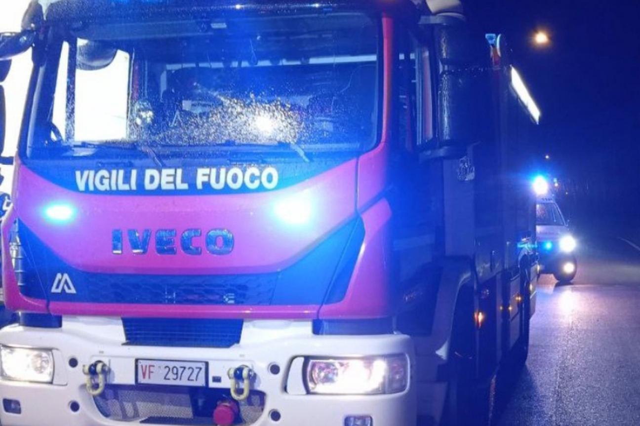 Incendio struttura accoglienza