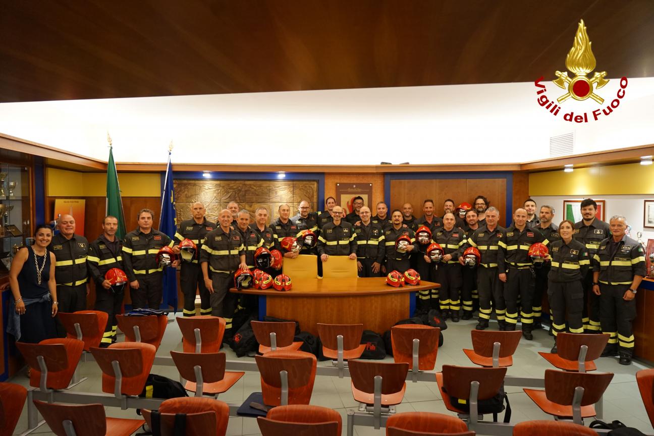 Conclusione del Corso per Caposquadra dei Comandi VVF di Perugia e Terni