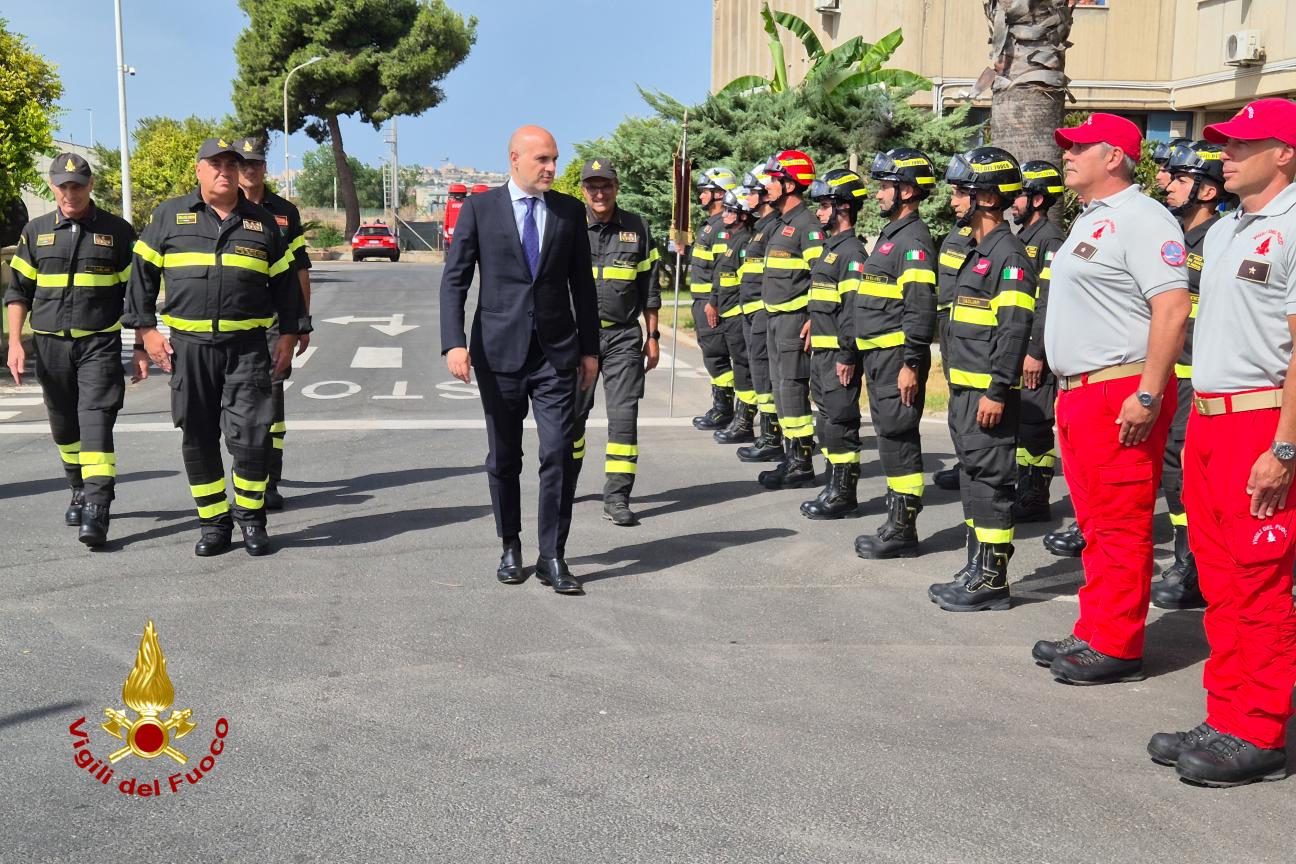 Visita istituzionale del Sottosegretario Prisco e del Capo del Corpo Mannino ai Comandi della Sardegna