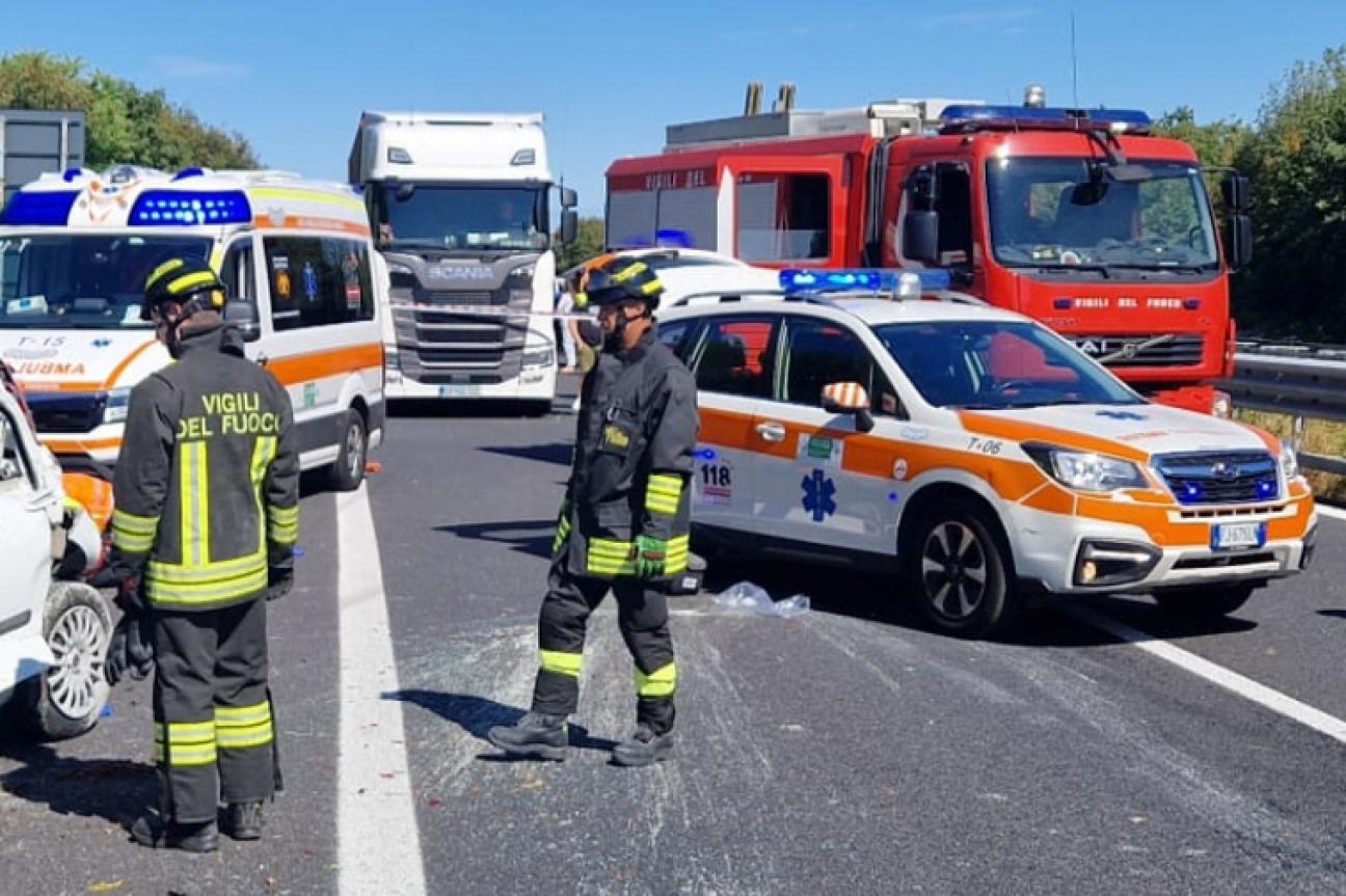 Incidente stradale RA 13