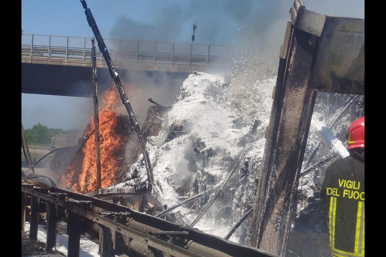 Incendio Camion