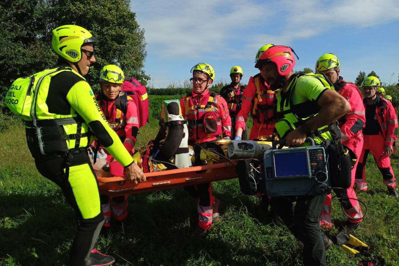 Addestramento congiunto VV.F. sanitari