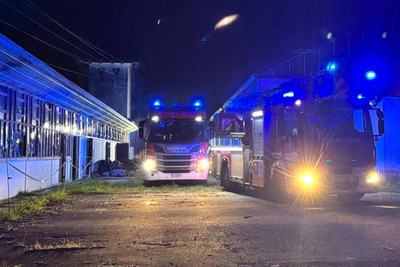 Incendio fabbrica