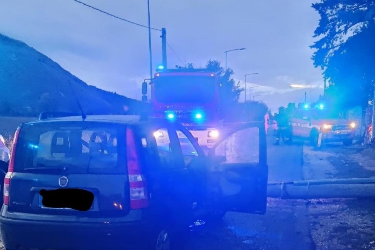 Incidente stradale ad Avezzano