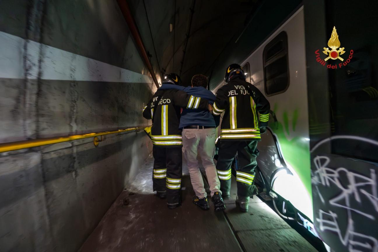 Esercitazione dei Vigili del Fuoco di Milano