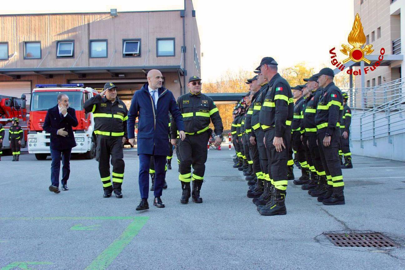 Prisco e Mannino in visita a Belluno